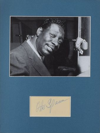 Lot #4317 Otis Spann Signature - Image 1