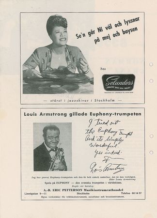 Lot #4286  Jazz at the Philharmonic Signed Program - Image 1