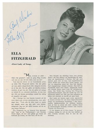 Lot #4286  Jazz at the Philharmonic Signed Program - Image 2