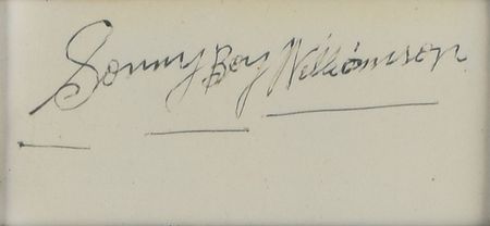 Lot #4336 Sonny Boy Williamson II Signature - Image 2