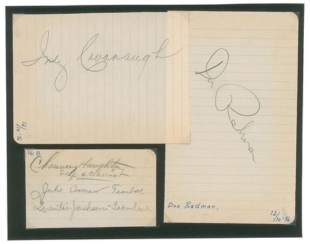 Lot #4311 Don Redman Orchestra Signatures - Image 2