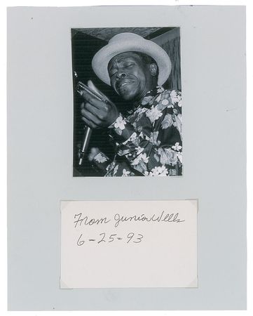 Lot #4332 Junior Wells Signatures - Image 1