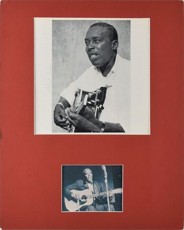 Lot #4283 Skip James Signed Photograph - Image 1