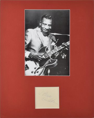 Lot #4327 T-Bone Walker Signature - Image 1