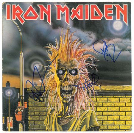 Iron Maiden サイン入りCD IRON MAIDEN サイン入り CD ライヴ Iron Maiden Maiden Japan 81