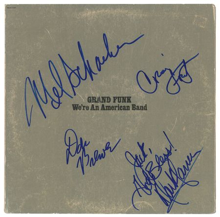 Lot #4585  Grand Funk Railroad Signed Album and Disc - Image 2