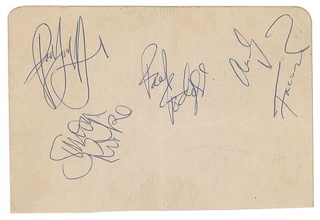 Lot #4505  Free Signatures - Image 1