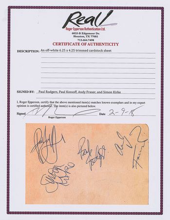 Lot #4505  Free Signatures - Image 2