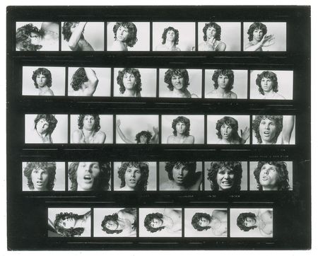 Lot #4122 The Doors 1967 Jim Brodsky Contact Sheet