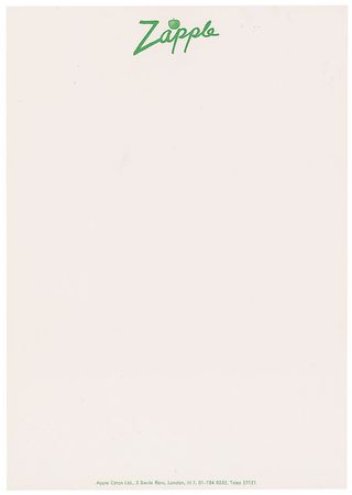 Lot #4051  Beatles Apple Records Letterhead - Image 3