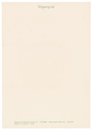 Lot #4051  Beatles Apple Records Letterhead - Image 4