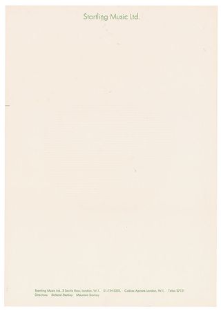 Lot #4051  Beatles Apple Records Letterhead - Image 6