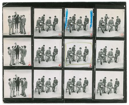 Lot #4016  Beatles Pair of Dezo Hoffman Contact