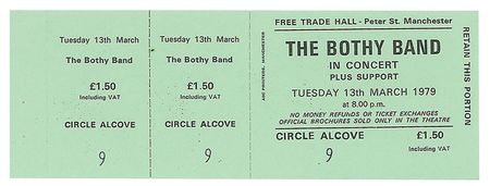 Lot #4602  Manchester Free Trade Hall Late 1970s Ticket Collection - Image 6