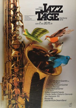 Lot #4244 Dave Brubeck German Concert Posters - Image 2