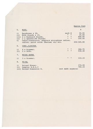 Lot #4482 The Who: Pete Townshend Typed Letter Signed to Paul McCartney - Image 3