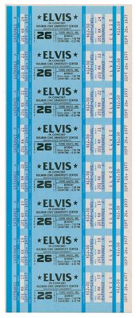 Lot #4064 Elvis Presley 1977 Indiana State