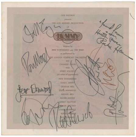 Lot #4418 The Who Signed Album Booklet - Image 1