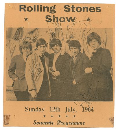 Lot #4117  Rolling Stones Signed Photograph