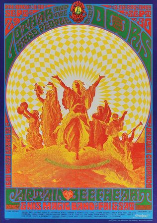 Lot #4124 The Doors 1967 Denver Dog Poster by Bob