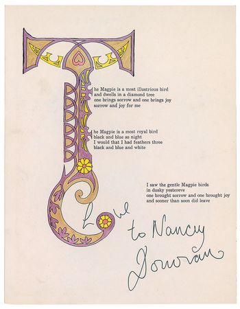 Lot #4437  Donovan Signed Program - Image 2