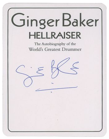 Lot #4427  Blind Faith Signatures - Image 2