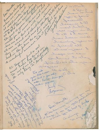 Lot #4081 Bob Dylan Signed Yearbook - Image 1