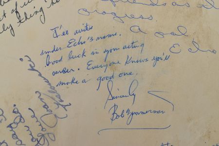 Lot #4081 Bob Dylan Signed Yearbook - Image 4