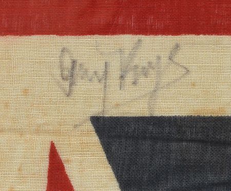 Lot #4150  Led Zeppelin Signed 'Union Jack' Flag - Image 3