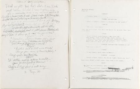 Lot #4724  Prince Hand-Annotated Draft for Graffiti Bridge - Image 3