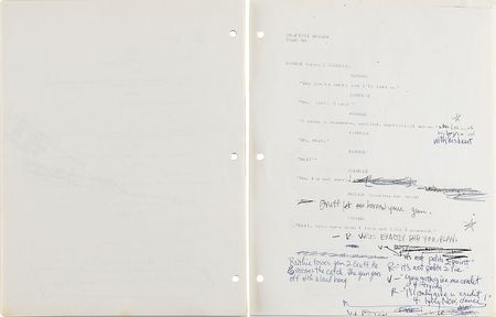 Lot #4724  Prince Hand-Annotated Draft for Graffiti Bridge - Image 6