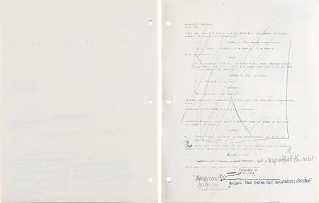Lot #4724  Prince Hand-Annotated Draft for Graffiti Bridge - Image 7