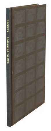Lot #399 Samuel Beckett and Edward Gorey: Beckett and Gorey sign a special edition of Beginning to End - Image 2