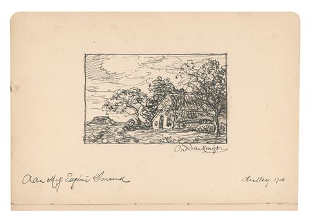 Lot #538 Sergei Rachmaninoff: Impressive hotel guest book, featuring Rachmaninoff, Casals, Bernhardt, and a series of leading Dutch artists - Image 2