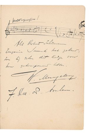 Lot #538 Sergei Rachmaninoff: Impressive hotel guest book, featuring Rachmaninoff, Casals, Bernhardt, and a series of leading Dutch artists - Image 8