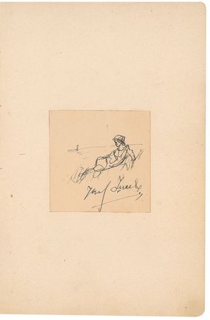 Lot #538 Sergei Rachmaninoff: Impressive hotel guest book, featuring Rachmaninoff, Casals, Bernhardt, and a series of leading Dutch artists - Image 16