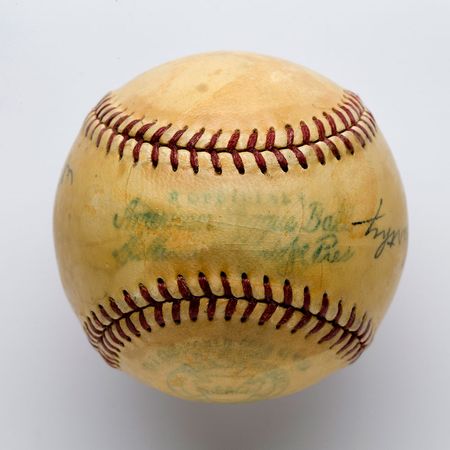 Lot #760 Ted Williams and Earle Combs Signed Baseball - Image 5