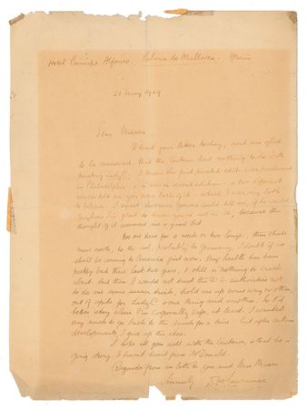 Lot #441 D. H. Lawrence: Lawrence clears a friend of 