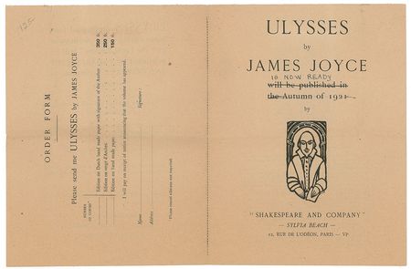 Lot #438 James Joyce: Ulysses 