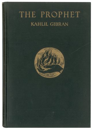Lot #426 Kahlil Gibran: Extraordinary presentation copy of The Prophet, inscribed to one 