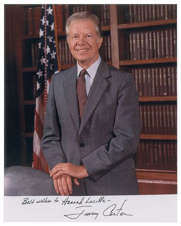 Lot #58 Jimmy Carter Signed Photographs - Image 1