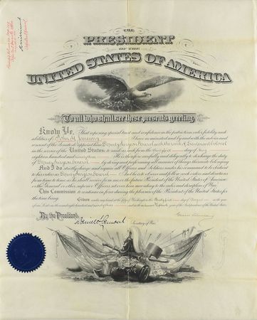 Lot #20 Grover Cleveland Signed Document