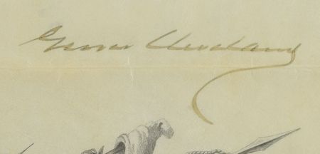 Lot #20 Grover Cleveland Signed Document - Image 2