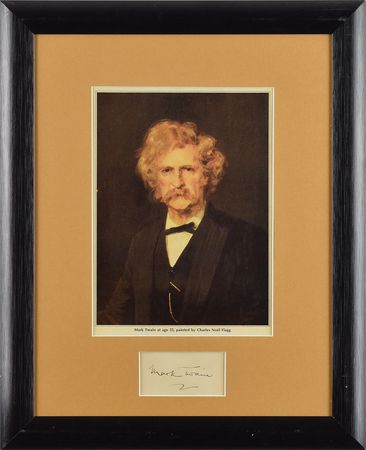 Lot #410 Samuel L. Clemens Signature - Image 1