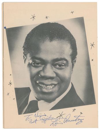Lot #575 Louis Armstrong Program - Image 1