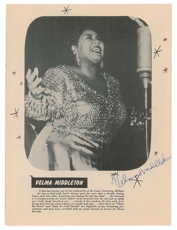 Lot #575 Louis Armstrong Program - Image 5