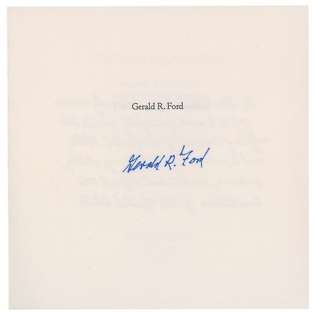 Lot #66 Gerald Ford - Image 1
