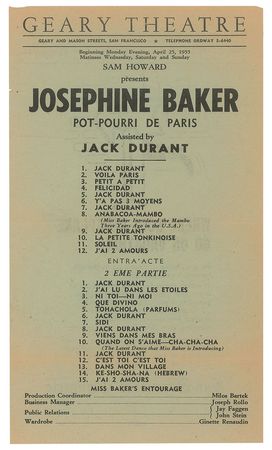 Lot #649 Josephine Baker Signed Photograph - Image 2