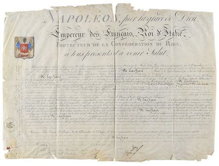Lot #272 Napoleon Signed Document - Image 1
