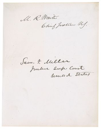 Lot #110 19th Century Politicians and Notables Autograph Album - Image 3